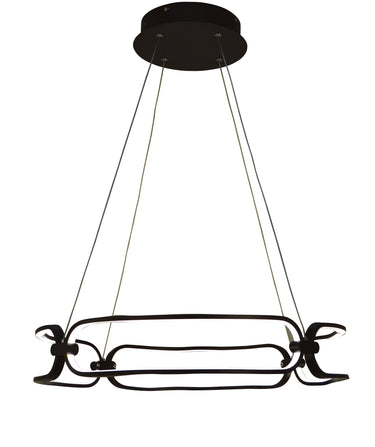 Thumprints Luka Black Dining Chandelier T1072