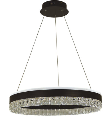 Thumprints Hazel Black Dining Chandelier T1076