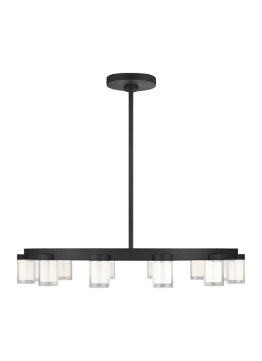 Round LED chandelier by Visual Comfort for residential lighting.