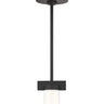 Visual Comfort Esfera small pendant light 700TDESF5 in black finish for modern kitchen island lighting.