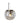 Contemporary glass suspension lamp with satin gold finish metal insert