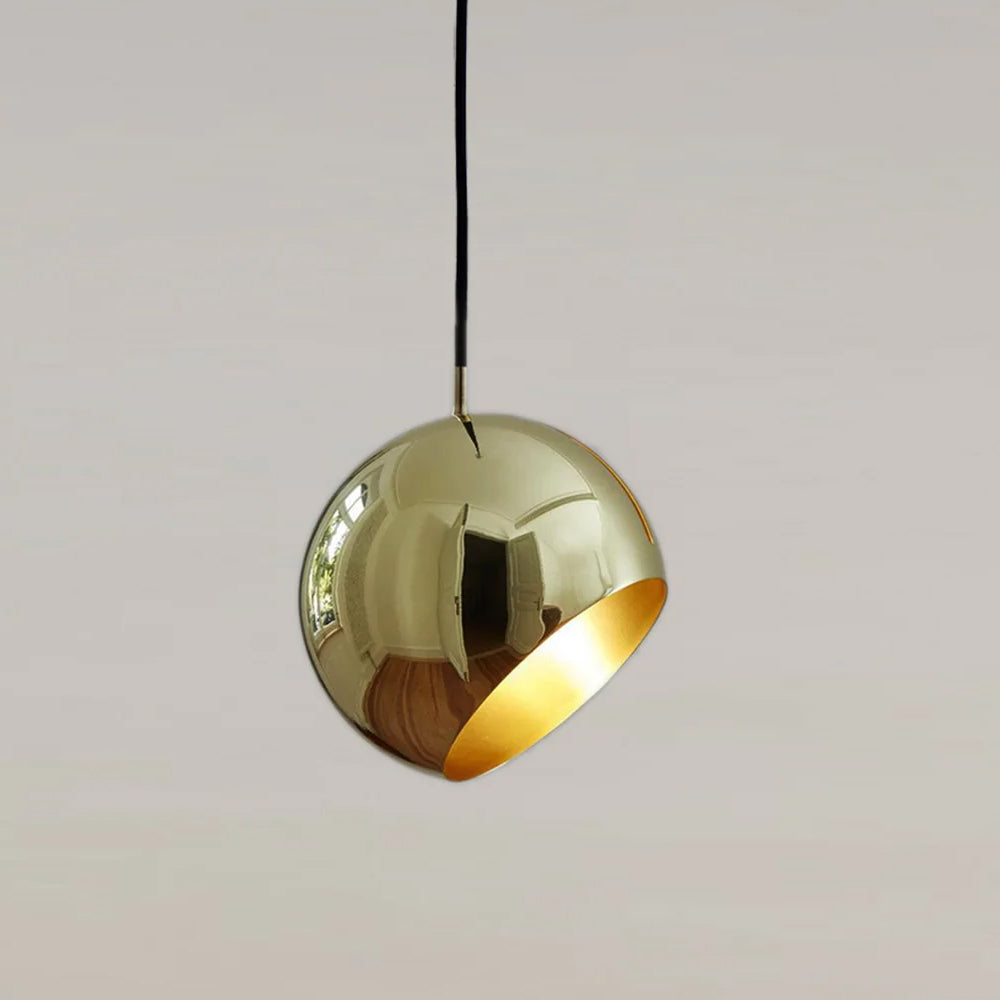 Tilt Globe Brass Pendant Light of Nyta