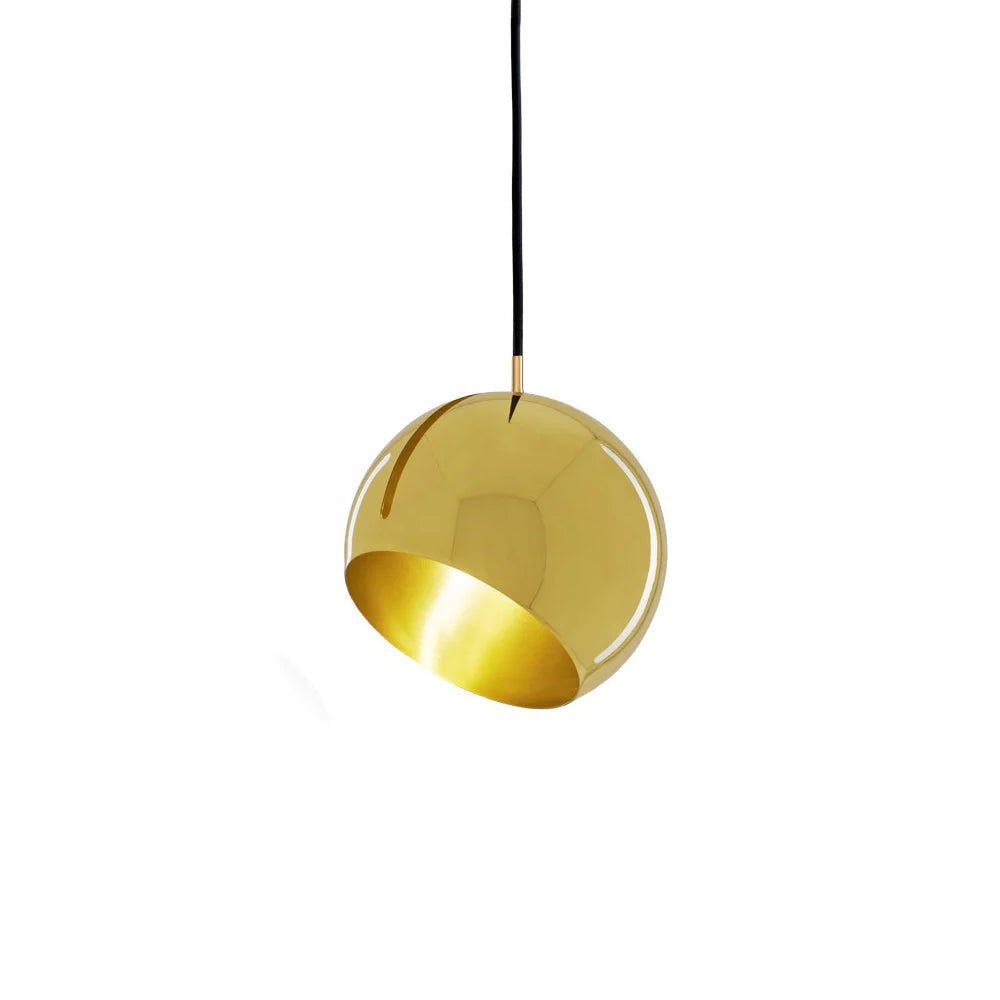 Tilt Globe Brass Pendant Light of Nyta