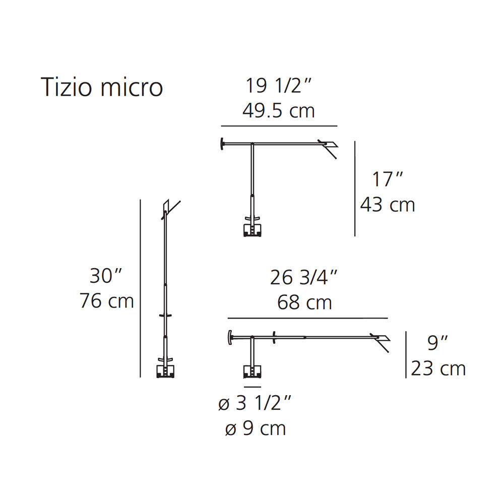 Artemide Tizio Micro Table Lamp