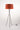 Modern Tripode G5 floor lamp with red amber ribbon lampshade