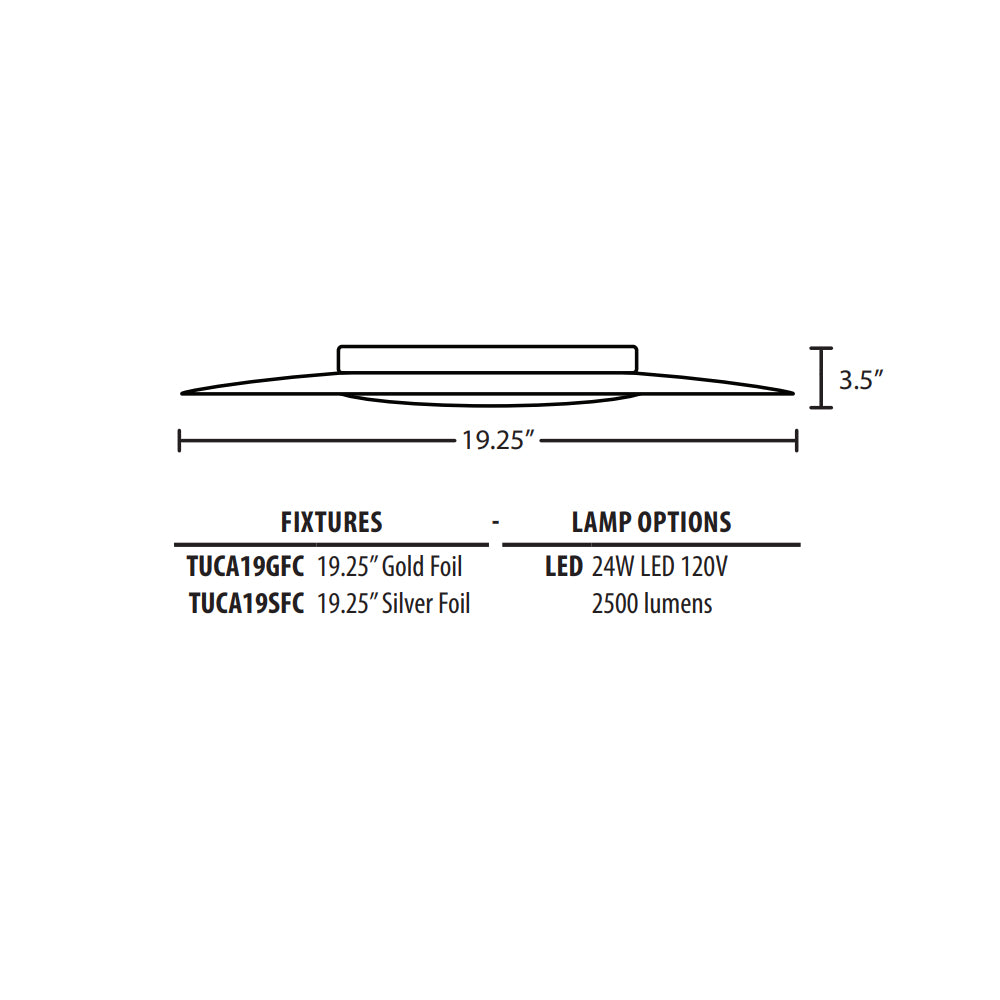 Besa Lighting Tuca 19 Ceiling Light