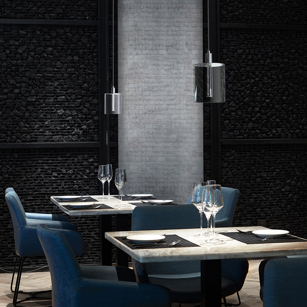 BlackJack Lighting Velo Glass Pendant Light