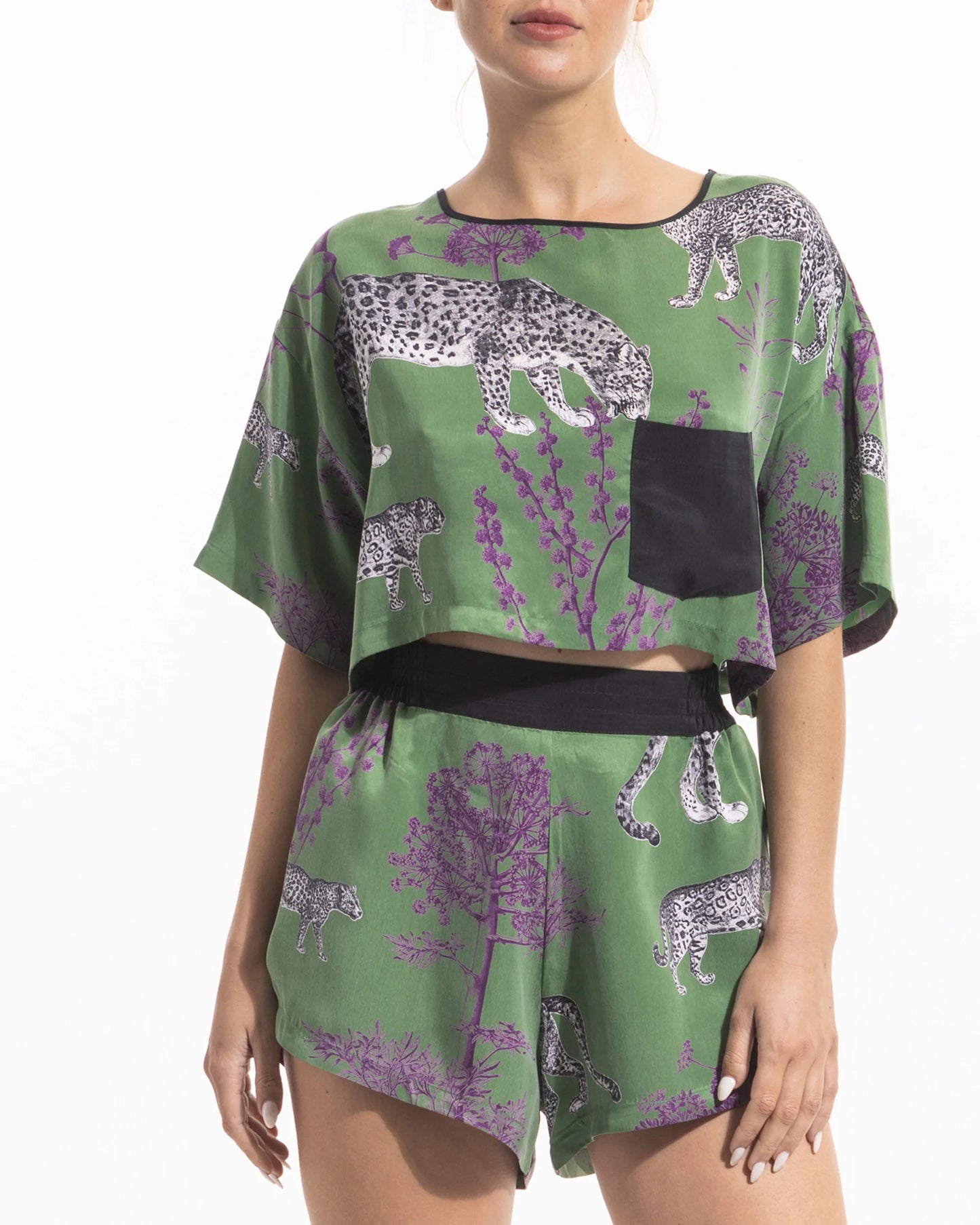 niLuu Women’s Harper Crop Tee Lennon
