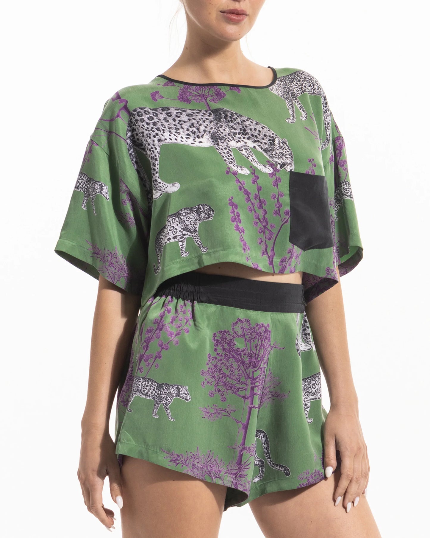 niLuu Women’s Harper Crop Tee Lennon