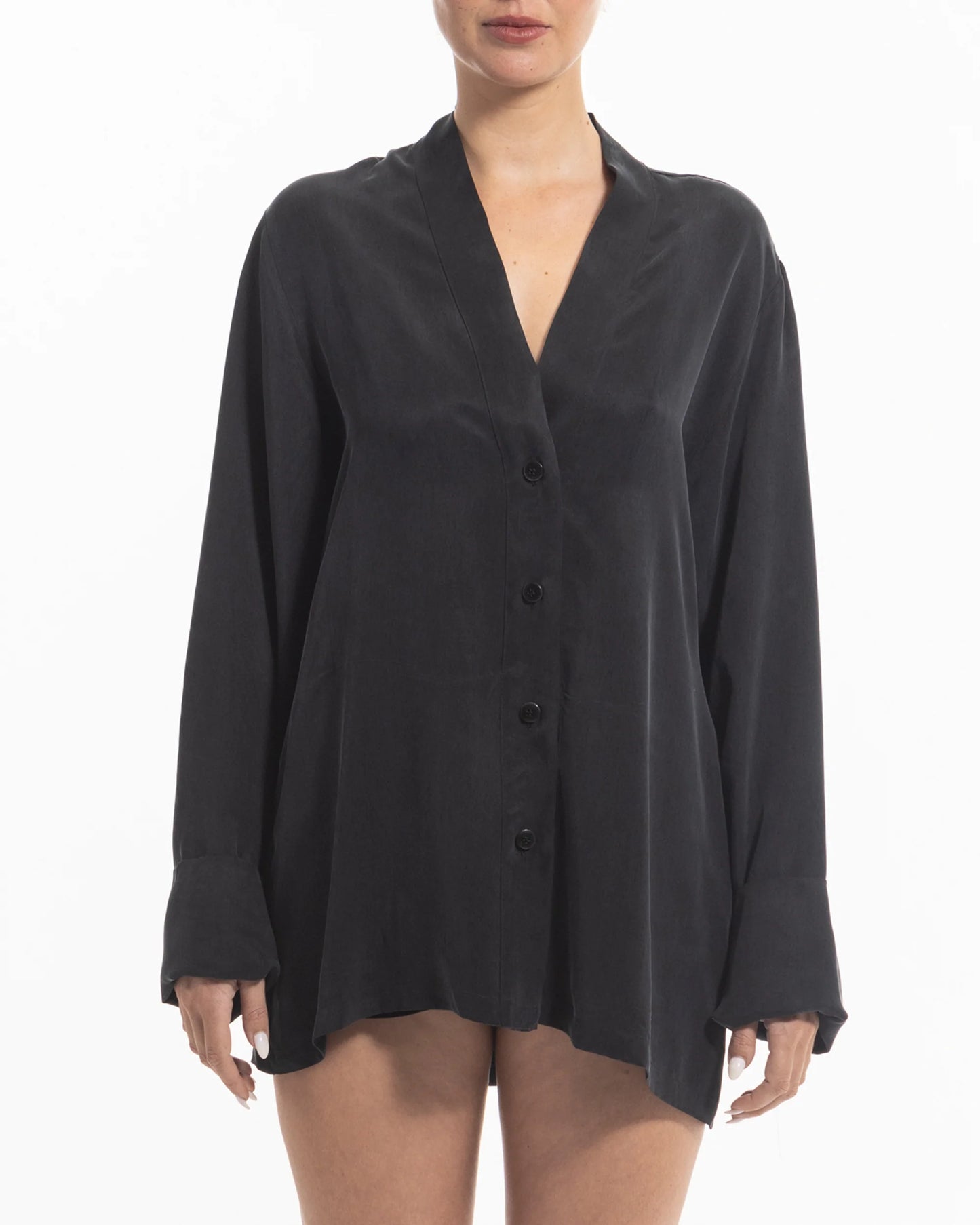 niLuu Women’s Harper Shirt Noir