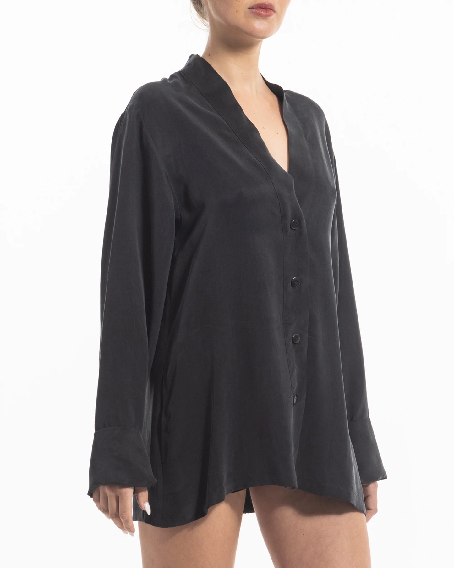 niLuu Women’s Harper Shirt Noir