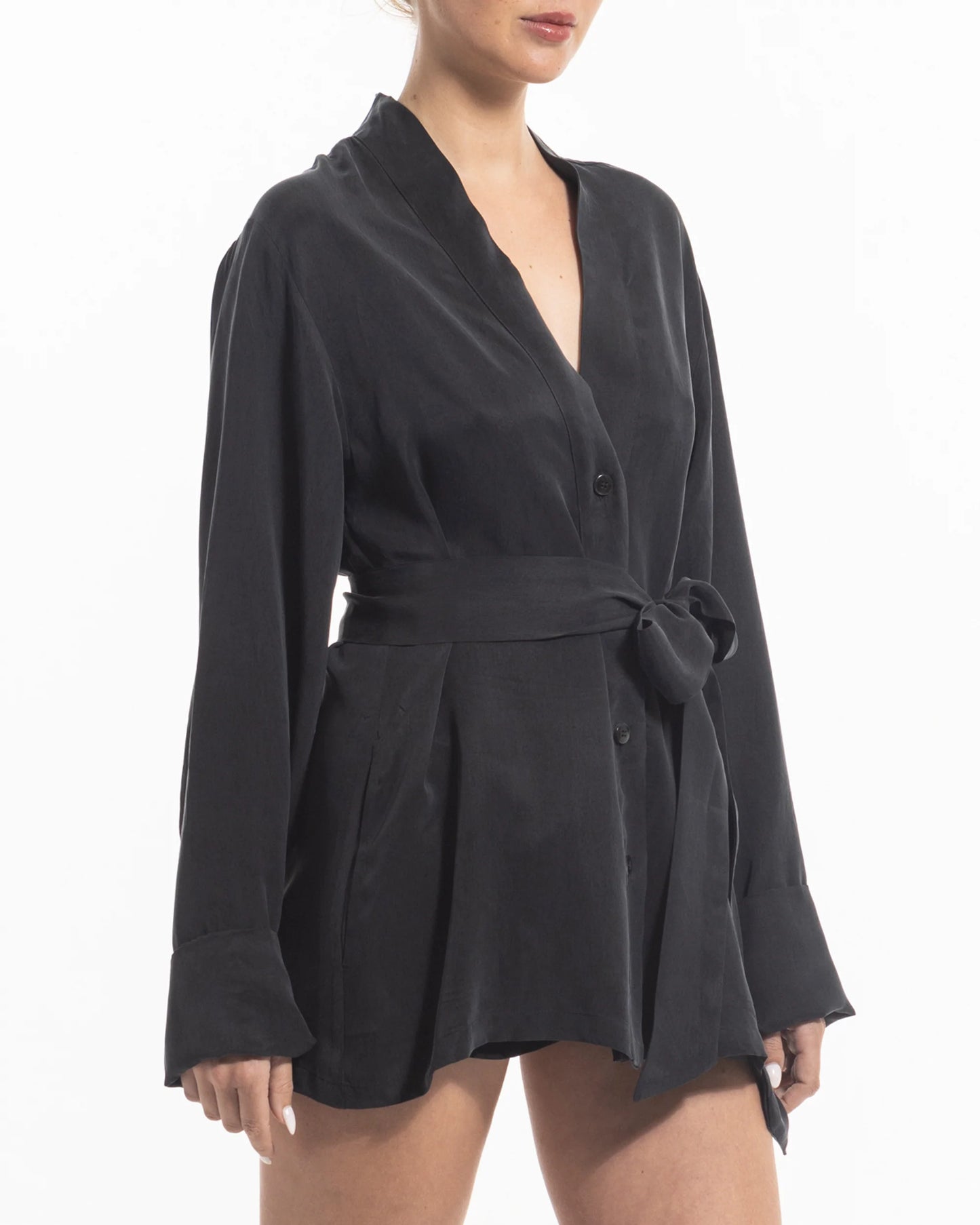 niLuu Women’s Harper Shirt Noir