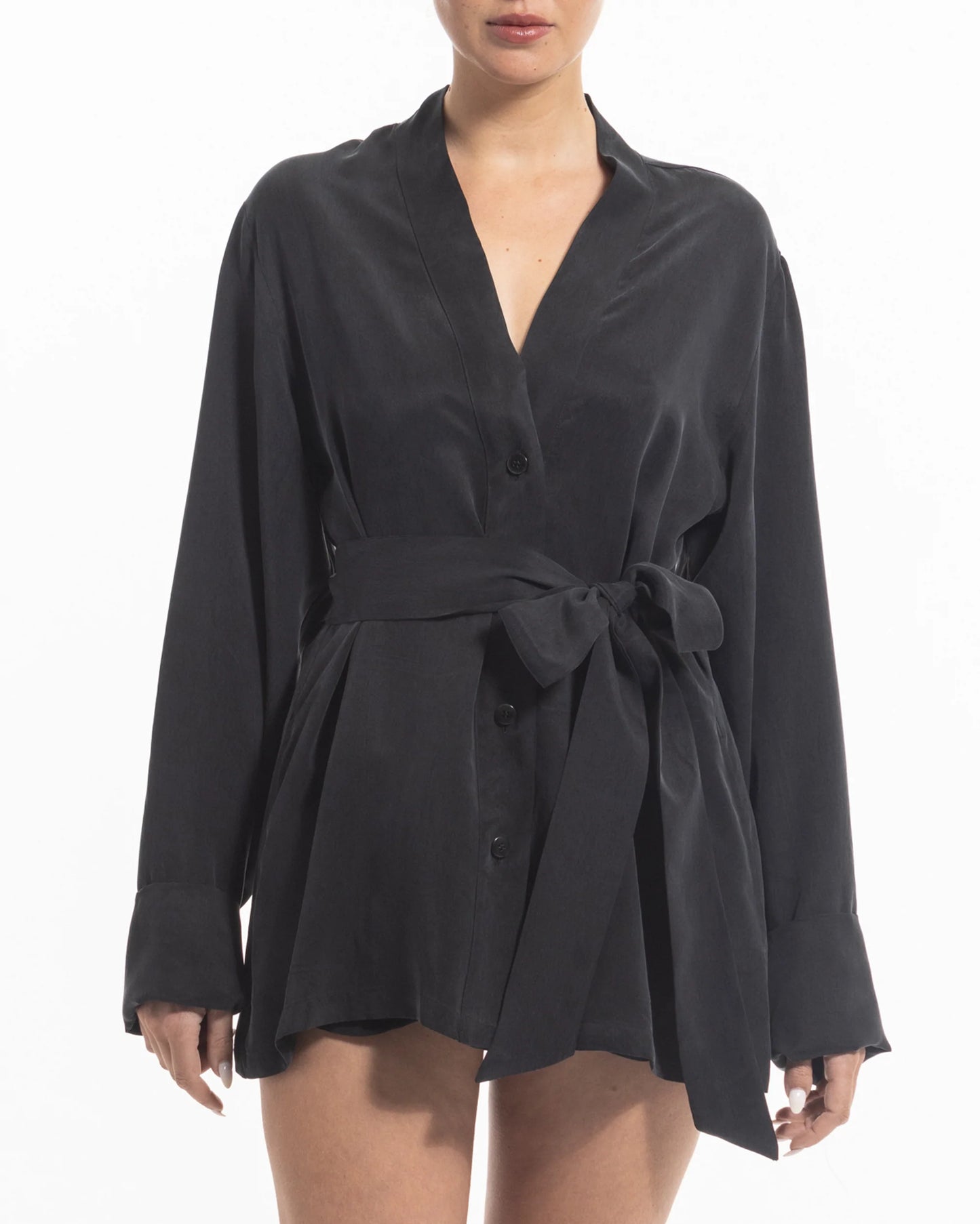 niLuu Women’s Harper Shirt Noir