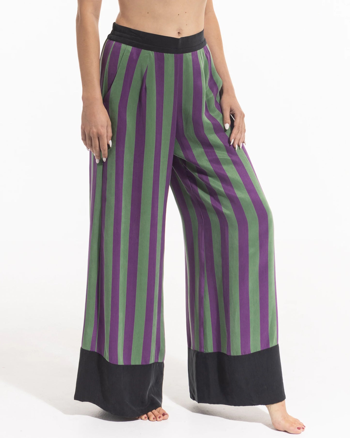niLuu Women’s Harper Teddy Pants Stripe