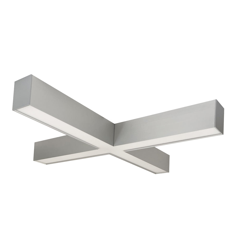 Nora Lighting X Shaped L-Line LED Indirect/Direct, Selectable CCT