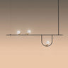 Artemide Yanzi modern brass dimmable LED bird pendant light for dining and living rooms