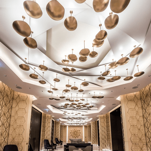 Viso Chestnut 4-light Cluster LED Wall/Ceiling Light