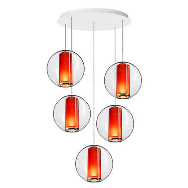 Bel Occhio 5-Light Acrylic Globe LED Chandelier by Pablo Designs - image 3