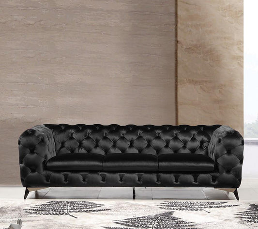 VIG Furniture Divani Casa Delilah Black Fabric Sofa