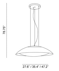 Lens Pendant Light by Alma Light