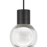 Mina LED Pendant by Tech Lighting - Black Finish with Black Cord
