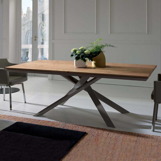 4x4 Ancient Medium Dining Table by Ozzio