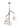 Sean Lavin Sedona chandelier, warm satin nickel with clear globe shades, ambient lighting for living spaces.