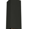 Adjustable LED outdoor wall light with up and down lighting installed on modern exterior wall