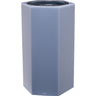 Hexa Wastebasket Light Sky by Vallvé, front view