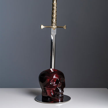 Cranium Vintage Toilet Brush Red by Vallvé, detail