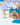 Landscape Blocks Large by Eguchi Toys, houses with blue roofs