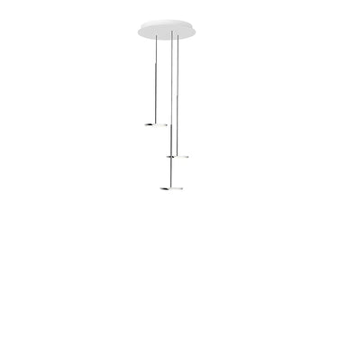Sky Solo 3-Pendant LED Chandelier – Modern Dim-to-Warm Aluminum Ceiling Light by Pablo Designs - image 2