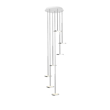 Sky Solo 7-Light LED Pendant Chandelier with Dim-to-Warm Technology by Pablo Designs - image 2