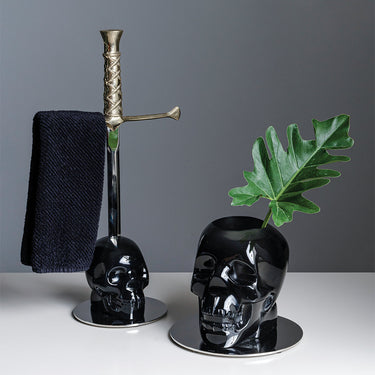 Cranium Vintage Vase Smoke by Vallvé, detail