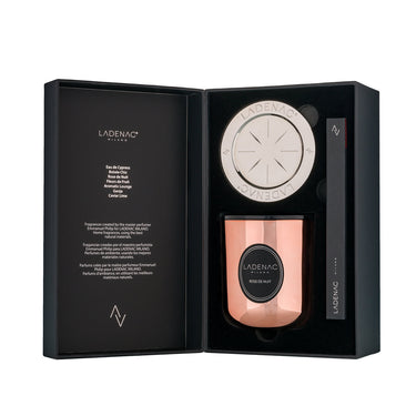 Ladenac Urban Senses Candle 500 g – Rose de Nuit candle in its open gift box