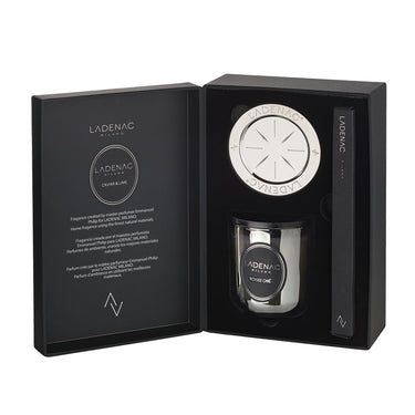 Ladenac Urban Senses Candle 500 g – Boisée Chic candle in its open gift box