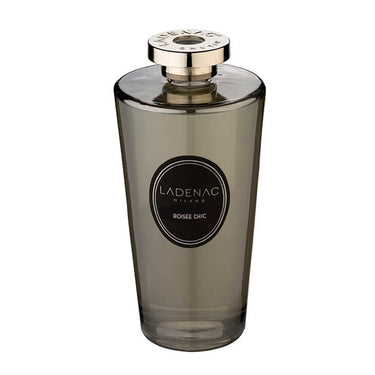 Ladenac Urban Senses 500 ml reed diffuser – Boisée Chic silver-grey bottle