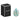Ladenac Bois de Russie 220 g egg – Espiral Blue egg beside its black gift box