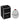 Ladenac Bois de Russie 450 g egg – White Silver Stripes egg beside its black gift box