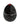 Ladenac Bois de Russie 450 g egg – Black Silver Stripes egg candle