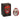 Ladenac Skull candle – Red skull beside its black gift box
