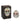 Ladenac Skull candle – White skull beside its black gift box