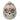 Ladenac Skull candle – White sugar-skull ceramic candle