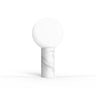 Pilar Marble Table Lamp with Frosted Glass Globe by Pablo Designs - image 2