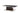 AX Talin Black Crocodile & Rosegold Dining Table