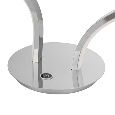 Finesse Decor Romney Table Lamp Chrome