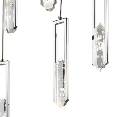 Finesse Decor Elysian 10 Light Chandelier Chrome