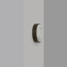 Anvers wall light in bronze, small size, side view