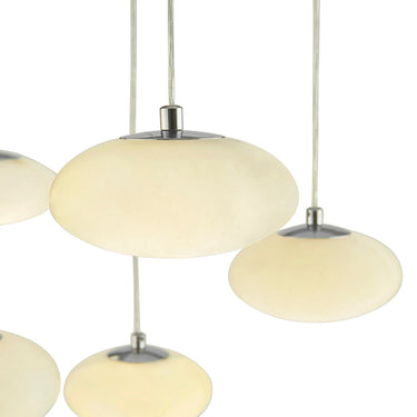 Finesse Decor Spanish Alabaster Rectangular Chandelier Chrome