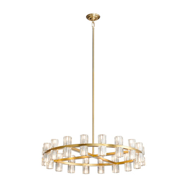 Finesse Decor Anderson 36"D Chandelier Crystal and Gold